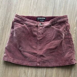Vintage GUESS Y2K Corduroy Mini Skirt Stretch Fit Womens Size 30